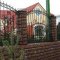 Metal fence for summer cottages