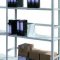 Metal shelving for a small store - choose sparingly!