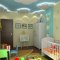 Stretch ceiling in the nursery will transform the room