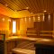 Fiber optic lights for sauna
