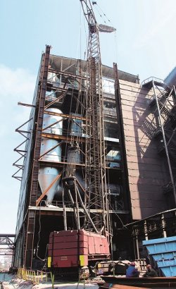 Запорожсталь проводит активную экологическую модернизацию аглоцеха