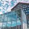 Entrance doors and structures made of aluminum profiles