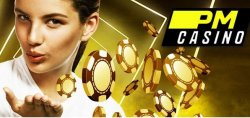 Вступительный бонус в PM Casino