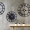 Loft-style wall clock