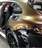 Car wrapping with vinyl film