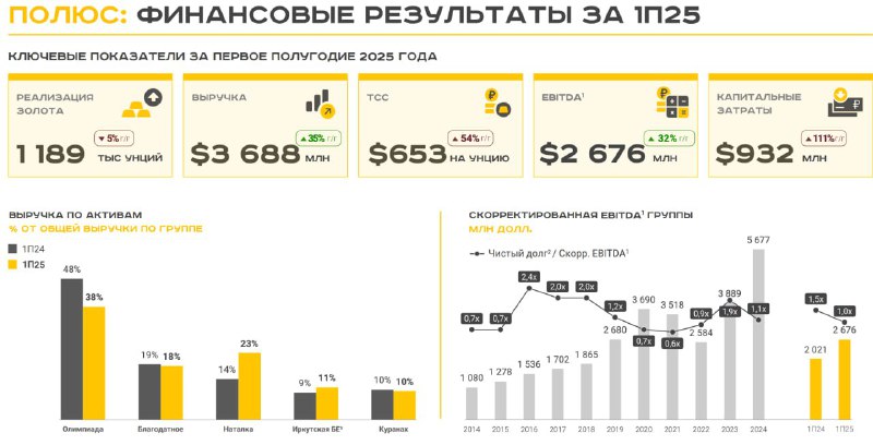 Вийшов звіт за 1 півріччя 2025 року у компанії торгується на історичних максимумах в 2025 році, звіт за друге півріччя буде ще \ " краще\"