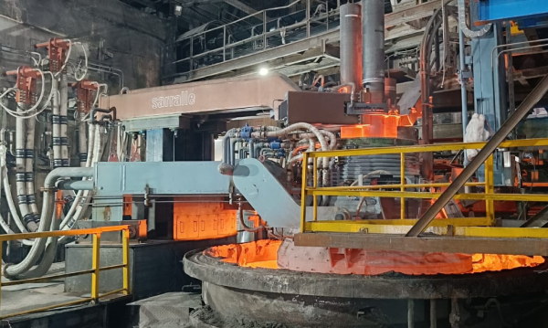 Індійська сталева комісія Tata Steel New adle піч в Джамшедпурі
