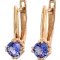 Earrings with tanzanite: the glow of the African night and strict export restrictions