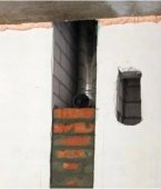 Гільзування димаря конденсаційного газового котла в с. Дмитрівка