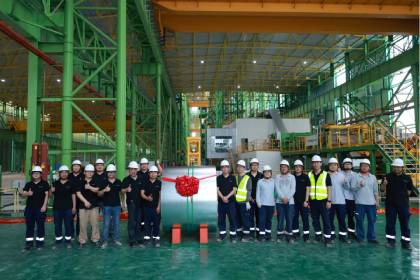 Китайська компанія Angang Guangzhou випустила перший рулон на новій лінії цинкування
