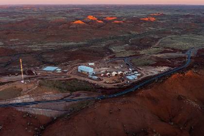 Australian company Hancock Iron Ore begins mining iron ore at the McPhee Creek mine